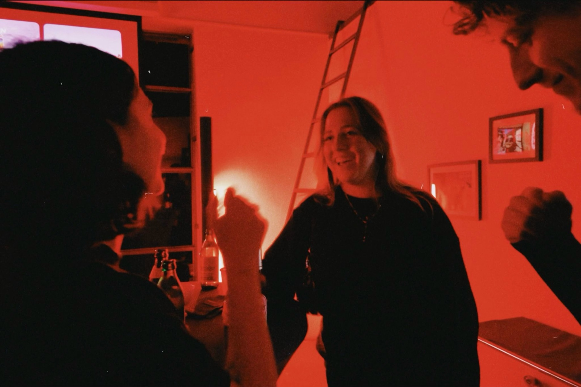 Guests in conversation between screenings